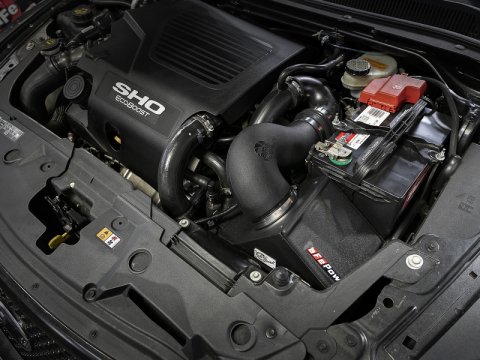 aFe Magnum FORCE Stage-2 Pro DRY S Cold Air Intake System 10-18 Ford Taurus SHO V6-3.5L (tt) thumbnail 5