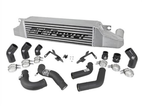 aFe BladeRunner GT Series Intercooler Package w/ Tubes Black 17-18 Fiat 124 Spider I4-1.4L (t) thumbnail 4