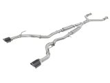 aFe Takeda 2.5in 304 SS Cat-Back Exhaust System w/ Carbon Fiber Tips 16-18 Infiniti Q50 V6-3.0L (tt) thumbnail 1