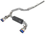 aFe Takeda 3in 304 SS Cat-Back Exhaust System w/ Blue Flame Tip 16-18 Ford Focus RS I4-2.3L (t) thumbnail 2