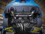 aFe Takeda 3in 304 SS Cat-Back Exhaust System w/ Blue Flame Tip 16-18 Ford Focus RS I4-2.3L (t) thumbnail 3