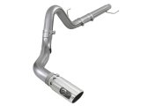 aFe Large Bore-HD 4in 409 SS DPF-Back Exh 18-19 Ford F-150 V6-3.0L (td) w/ Polished Tip thumbnail 1