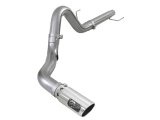 aFe Large Bore-HD 4in 409 SS DPF-Back Exh 18-19 Ford F-150 V6-3.0L (td) w/ Polished Tip thumbnail 2