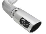 aFe Large Bore-HD 4in 409 SS DPF-Back Exh 18-19 Ford F-150 V6-3.0L (td) w/ Polished Tip thumbnail 9