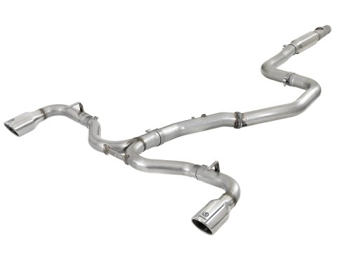 aFe Takeda 3-2.5in 304 SS Cat-Back Exh Sys w/Polished Tips 2018 Hyundai Elantra GT Sport I4-1.6L (t) thumbnail 2