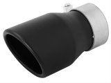 aFe MACH Force-XP 409 SS Single Wall Universal Clamp On Exhaust Tip - Black thumbnail 1