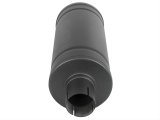 aFe MACH Force-Xp 409 SS Muffler w/ Black finish 2-1/2in Inlet & Outlet 14in x 16in Diameter thumbnail 4