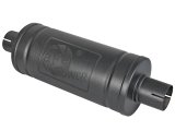 aFe MACH Force-Xp 409 SS Muffler w/ Black finish 2-1/2in Inlet & Outlet 14in x 16in Diameter thumbnail 5