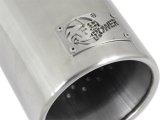 aFe MACH Force-XP 304 SS Sing Wall Pol Exh Tip Univ Exit 3in Inlet x 4in Outlet x 12in L - Clamp On thumbnail 8