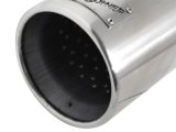 aFe MACH Force-XP 304 SS Sing Wall Pol Exh Tip Univ Exit 3in Inlet x 4in Outlet x 12in L - Clamp On thumbnail 9