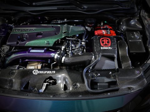 aFe Air Intake System Pro Dry S 17-19 Honda Civic Type R I4-2.0L (t) thumbnail 7