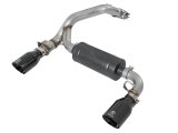 aFe Takeda 3in 304 SS Axle-Back Exhaust System w/ Black Tip 16-18 Ford Focus RS 2.3L (t) thumbnail 2