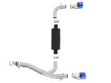 aFe Takeda 3in 304 SS Axle-Back Exhaust System w/ Blue Flame Tip 16-18 Ford Focus RS 2.3L (t) thumbnail 7