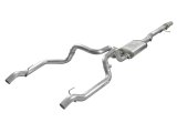 aFe Vulcan Series 4in-3in 304-SS Exhaust Cat-Back 2019 GM Silverado / Sierra 1500 V8-5.3L w/ OE Tips thumbnail 1