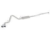 aFe Vulcan Series 3in 304SS Exhaust Cat-Back w/ Pol Tips 2019 GM Silverado / Sierra 1500 L4-2.7L (t) thumbnail 1