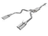 aFe Vulcan Series 4-3in 304SS Exhaust Cat-Back w/ Pol Tips 2019 GM Silverado/Sierra 1500 V8-6.2L thumbnail 1