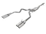 aFe Vulcan Series 4-3in 304SS Exhaust Cat-Back w/ Pol Tips 2019 GM Silverado/Sierra 1500 V8-6.2L thumbnail 2
