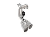 aFe Rebel Series 3in 304 SS Axle-Back Exhaust Side Exit w/ Polished Tips 19 Ford Ranger L4-2.3L (t) thumbnail 1