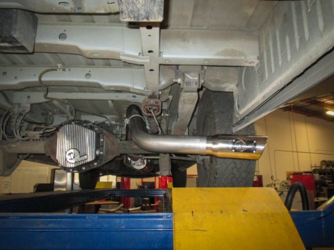 aFe Vulcan Series 3 1/2in 304 SS Cat-Back 13-19 Ford Transit V6 3.5 Twin Turbo w/ Polished Tip thumbnail 8