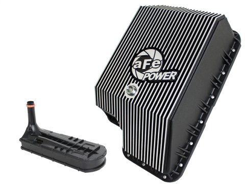 aFe Transmission Pan (Black); Ford Diesel Trucks 03-10 V8-6.0/6.4L (td) thumbnail 2