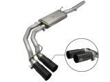 aFe Rebel Exhausts Cat-Back SS Ford F-150 04-08 V8 4.6/5.4L w/ Black Tips thumbnail 1