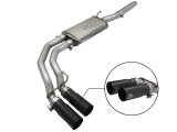 aFe Rebel Exhausts Cat-Back SS Ford F-150 04-08 V8 4.6/5.4L w/ Black Tips thumbnail 2