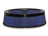 aFe MagnumFLOW Air Filters Round Racing P5R A/F TOP Racer 14D x 4H (Blk/Blue) thumbnail 1
