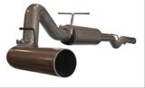 aFe LARGE Bore HD Exhausts Cat-Back SS-409 EXH CB GM Diesel Trucks 06-07 V8-6.6L (td) LLY/LBZ thumbnail 2