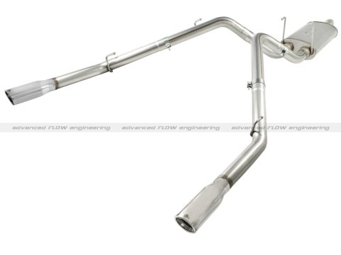 aFe MACH Force XP Exhausts Cat-Back SS-409 EXH CB Dodge Ram 1500 5.7L HEMI 09-13 Polished thumbnail 3