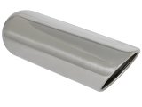 aFe MACH Force XP Exhausts Tips SS-304 EXH Tip 3In x 4Out x 12L Sgl-Ang Weld On thumbnail 3