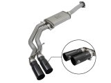 aFe Rebel Exhausts 3in SS Cat-Back 15-16 Ford F-150 EcoBoost V6 2.7/3.5L V8 5.0L w/ Black Tips thumbnail 1