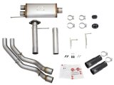 aFe Rebel Exhausts 3in SS Cat-Back 09-14 Ford F-150 4.6/5.0/5.4L w/ Black Tips thumbnail 5