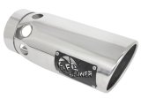 aFe Power Intercooled Tip Stainless Steel - Polished 4in In x 5in Out x 12in L Bolt-On thumbnail 7
