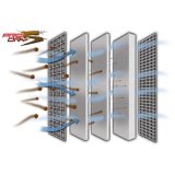 aFe MagnumFLOW Air Filters IAF PDS A/F PDS 4-1/2F x 6B x 4-3/4T x 5H w/ 1Hole thumbnail 1