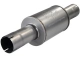 aFe Atlas Exhausts Mufflers Al Steel EXH Muffler 4 ID In/Out 8 Dia x 12L AL thumbnail 2