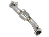 aFe Twisted Steel Down-Pipe Catted 13-16 Cadillac ATS L4-2.0L (t) thumbnail 9
