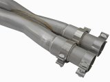 aFe Mach Force-Xp 3in CB Stainless Steel Dual Exhaust System w/ Black Tips 09-15 Cadillac CTS-V thumbnail 4