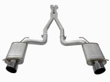 aFe Mach Force-Xp 3in CB Stainless Steel Dual Exhaust System w/ Black Tips 09-15 Cadillac CTS-V thumbnail 8