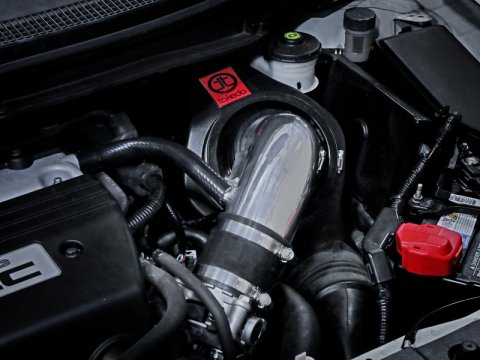 aFe Takeda Momentum Sealed Intake System 12 Honda Civic Si 2.4L Stage 2 Pro 5R Polished thumbnail 2