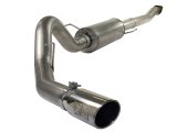 aFe MACH Force XP Exhaust Cat-Back SS-409 4in Polished Tip 11-12 Ford F-150 EcoBoost V6-3.5L (tt) thumbnail 2