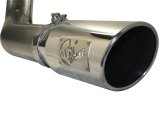 aFe MACH Force XP Exhaust Cat-Back SS-409 4in Polished Tip 11-12 Ford F-150 EcoBoost V6-3.5L (tt) thumbnail 3