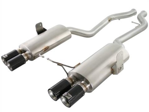 aFe MACH Force XP Exhaust Cat-Back 2.5in Dia Carbon Fiber Tips SS-304 08-13 BMW M3 (E90) V8 4.0L thumbnail 4