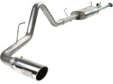 aFe MACH Force XP Exhaust Cat-Back SS-409 07-09 Toyota Tundra V8-5.7L w/ Polished Tip thumbnail 1