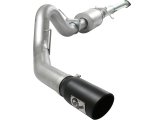 aFe Atlas Exhaust 4in Aluminized Cat-Back w/ 304 SS Black Tip 11-13 Ford F-150 EcoBoost V6 3.5L (tt) thumbnail 2