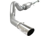 aFe Atlas Exhaust 4in Aluminized Cat-Back w/ 304 SS Polished Tip 11-13 Ford F-150 EcoBoost V6 3.5L thumbnail 2