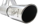 aFe Atlas Exhaust 4in Aluminized Cat-Back w/ 304 SS Polished Tip 11-13 Ford F-150 EcoBoost V6 3.5L thumbnail 4