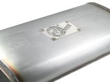 aFe MACH Force XP Exhaust Cat-Back SS-409 04-06 Jeep Wrangler TJ Unl L6 4.0L 2.5in Off-Road No Tip thumbnail 4