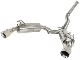 aFe Takeda Exhaust 304SS Dual Cat-Back w/ Polished Tips 08-13 Mitsubishi Lancer Evo X L4 2.0L Turbo thumbnail 1