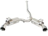 aFe Takeda Exhaust 304SS Dual Cat-Back w/ Polished Tips 08-13 Mitsubishi Lancer Evo X L4 2.0L Turbo thumbnail 7