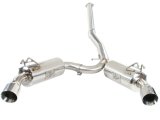 aFe Takeda Exhaust 304SS Dual Cat-Back w/ Polished Tips 08-13 Mitsubishi Lancer Evo X L4 2.0L Turbo thumbnail 8